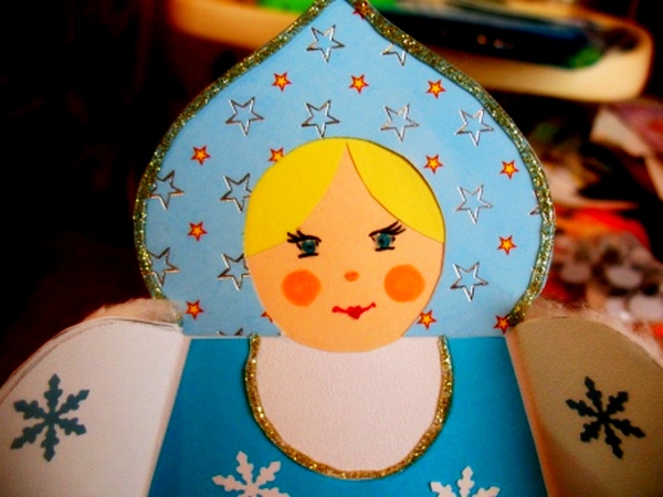 Greeting card - Snow Maiden-5
