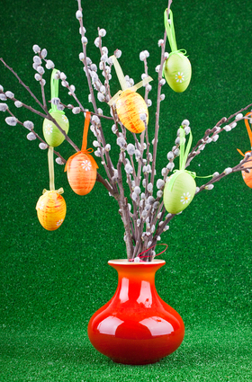 Here it is - the Easter tree!