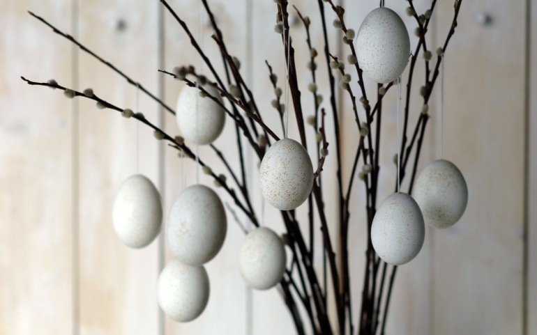 Easter tree - a decoration that came to us from Europe