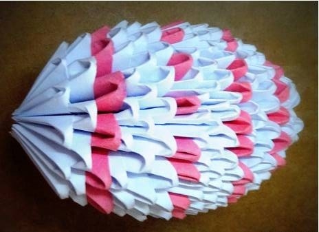 Easter egg origami