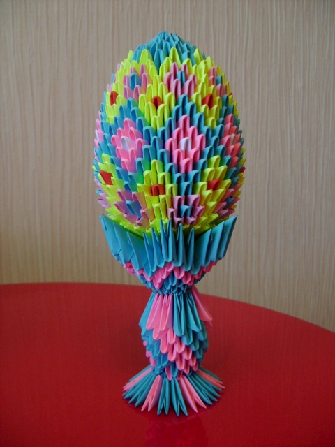 Easter egg origami