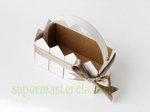 Великодній кошик з паперу: креативна проста виріб