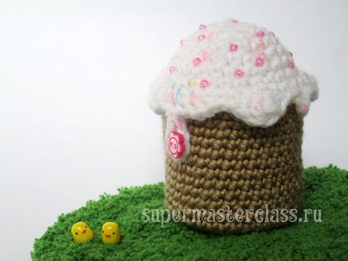 Crochet Easter cake (scheme)
