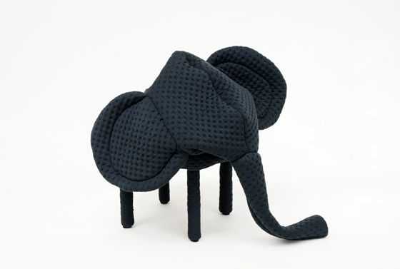 Children's stools in the form of elephant