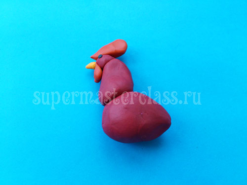 Sculpt cock from plasticine