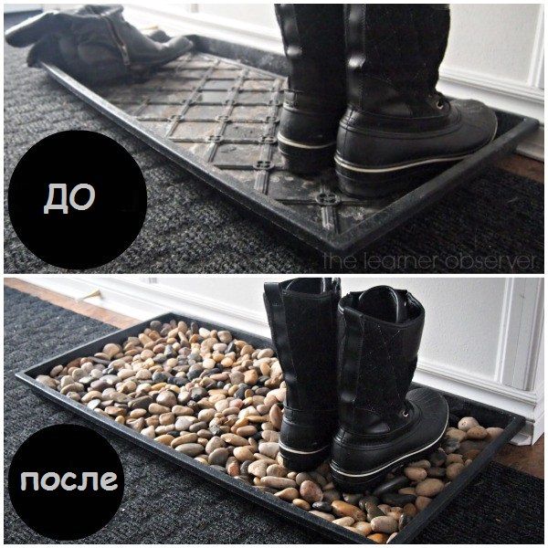 shoe tray with river shingle 06