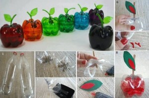 Ръчно изработени занаяти от пластмасови бутилки