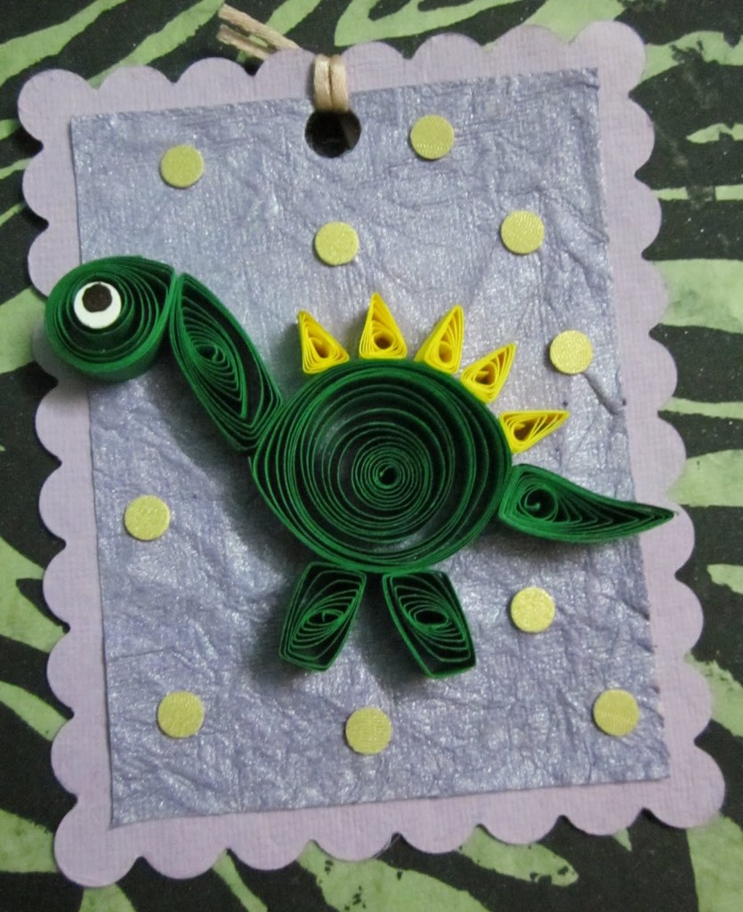 Crafts from quilling for children. Ideas, postcards, flowers.