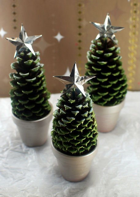 Christmas trees of cones