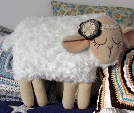 pillow of a lamb