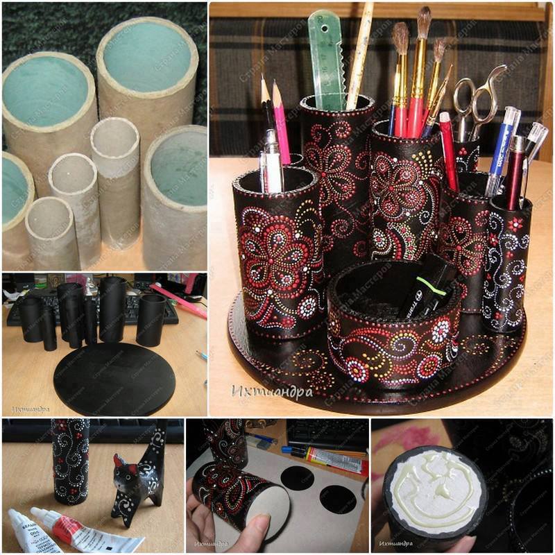 Useful crafts for home. Organizer for things with their own hands.