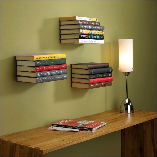design of shelves from books