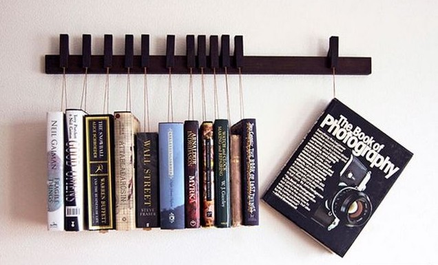 bookshelves - hangers