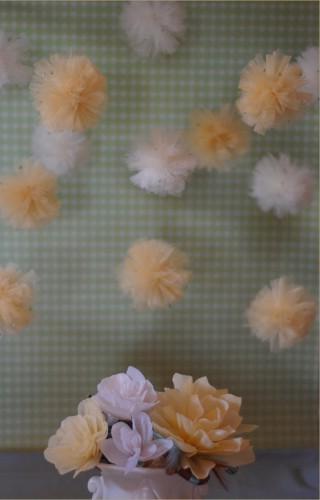 Produciamo pompon di tulle con le nostre mani