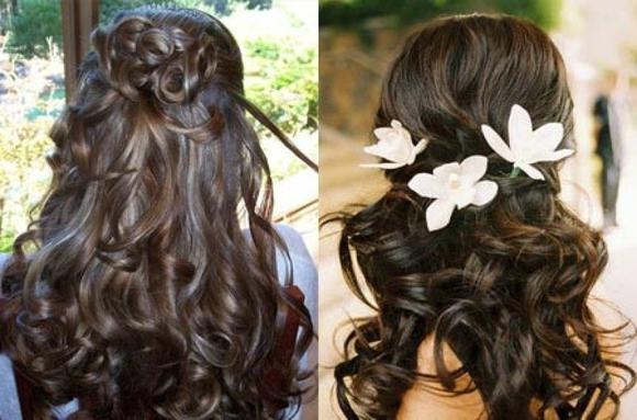 Hairstyles for long hair for graduation party. Photo №6
