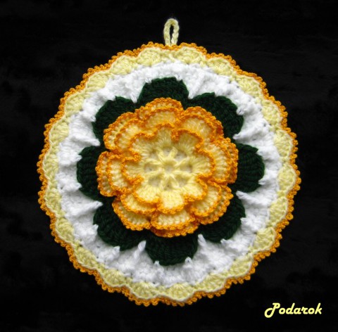 photo potholders crochet