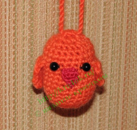 knitted bird