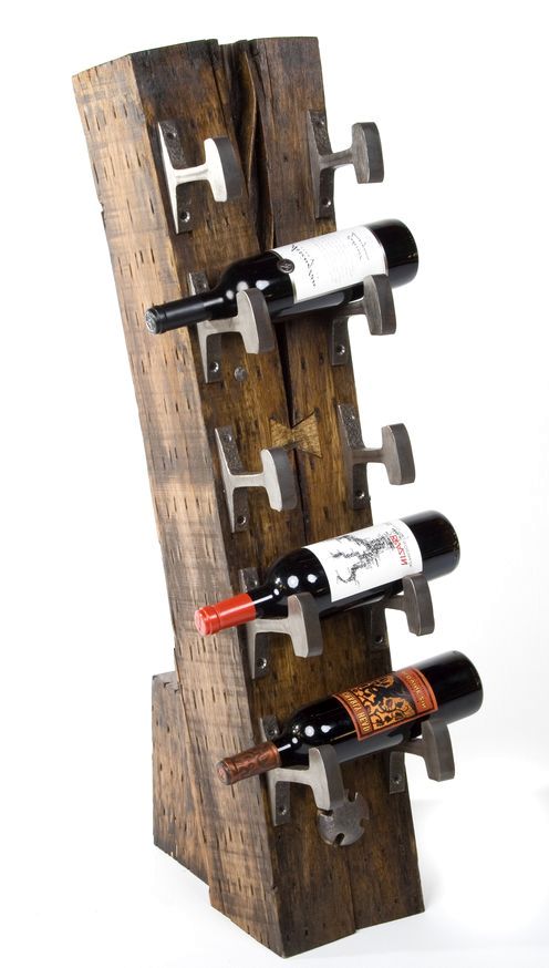 stand for bottles from sleepers and rail