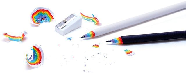 rainbow pencils Duncan Shotton