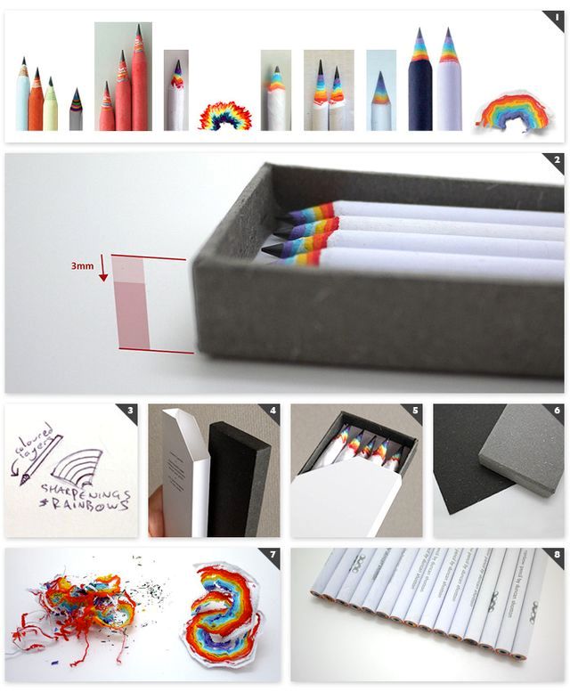 rainbow pencils Duncan Shotton