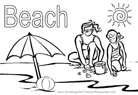 Coloring summer for children. Free download summer coloring.