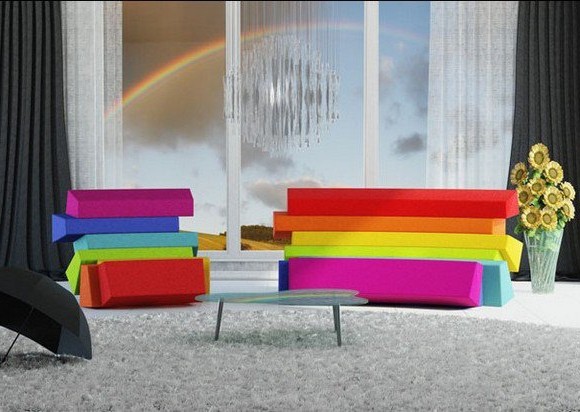 Original multicolor sofa