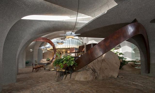 interior of a house in Joshue Tree National Park, USA