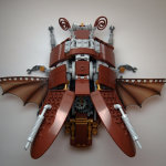 Homemade Lego in the style of Steampunk