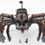 Hausgemachte Lego im Stil von Steampunk