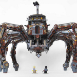 Zelfgemaakte Lego in de stijl van Steampunk