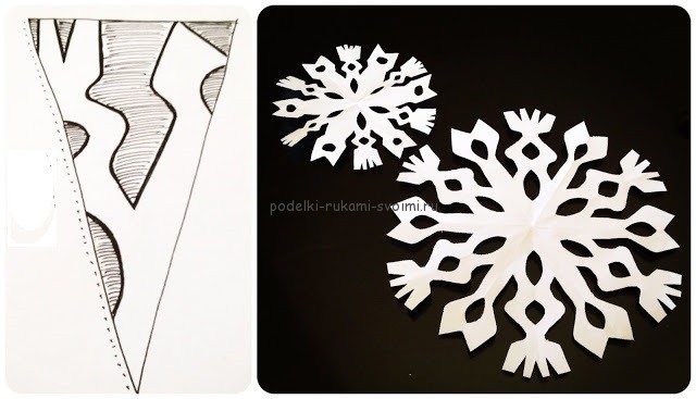 schemes for cutting beautiful snowflakes