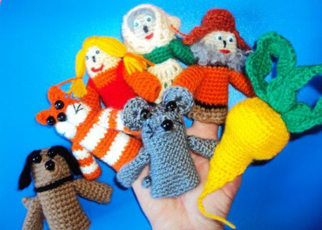 Crochet characters fairy tales