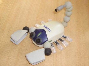 A toy-souvenir from a computer mouse.