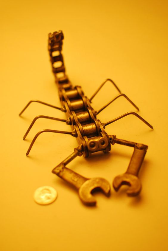 Scorpio from the chain with your own hands photo