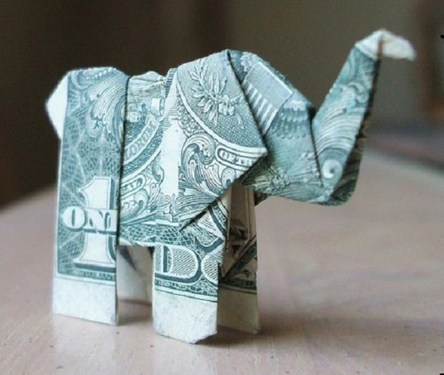 Слон на пари