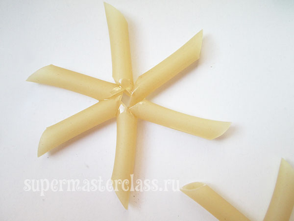 Superglue for gluing pasta snowflakes