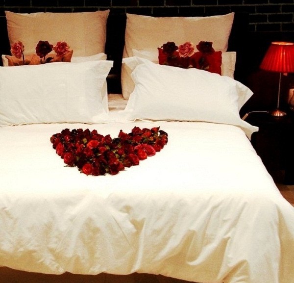 Ropa de cama para el día de San Valentín