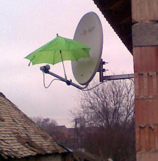 Тенза за сателитна антена.