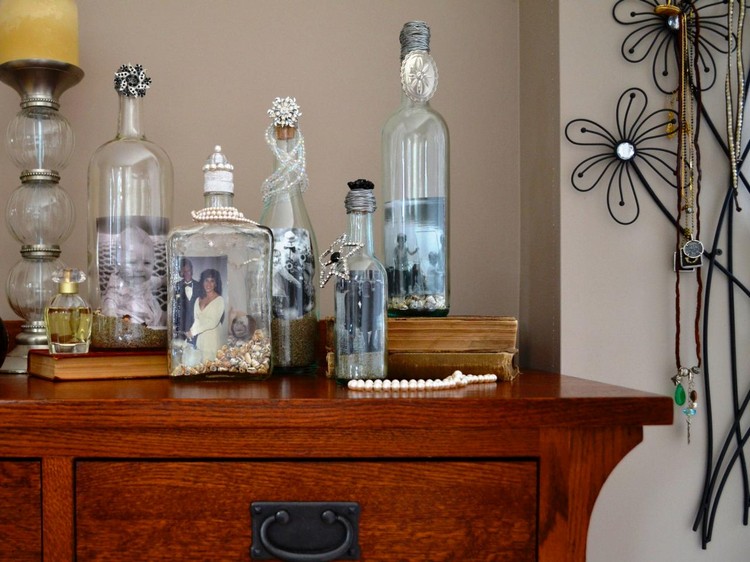Вашите снимки в бутилки - идея за домашен декор