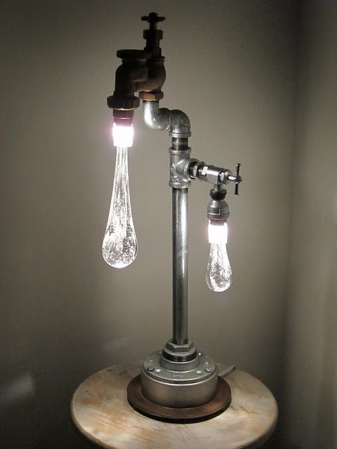 table lamp liquid light