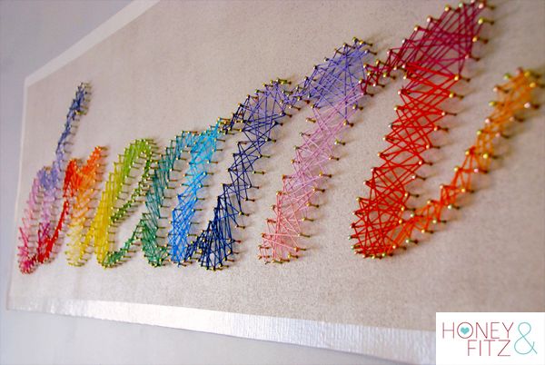 Master class string art with their own hands