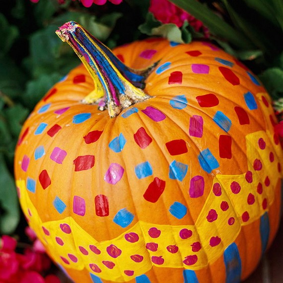 Bright, positive children's pumpkin crafts