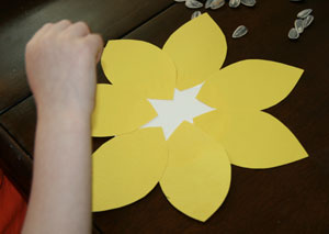 Sunflower-craft-step2