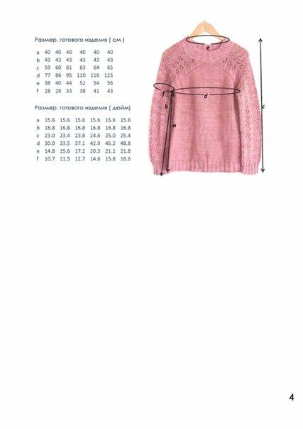 Вяжем свитер спицами схемы описание