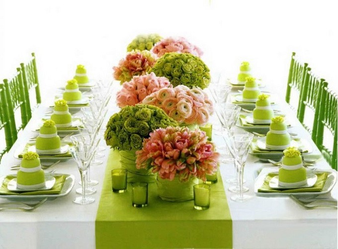 Table setting for St. Patrick's Day