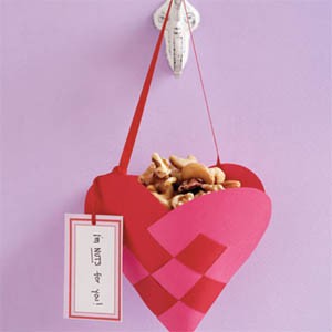 Surprise your beloved hands. Decor for Valentine's Day. 