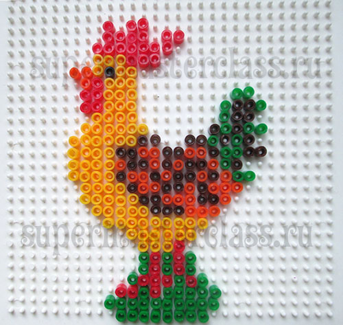 Thermomosaic rooster: scheme
