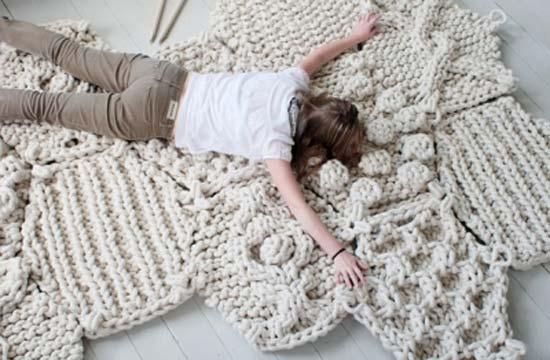 knitted carpets christien meindertsma