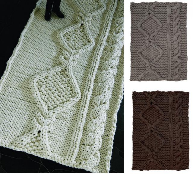knitted carpets Christien Meindertsma 