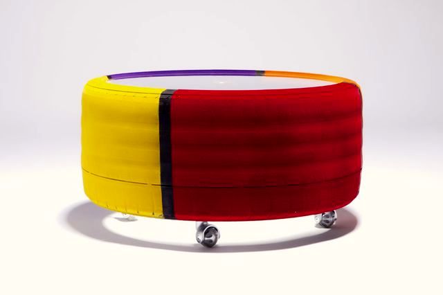 table - furniture from tires